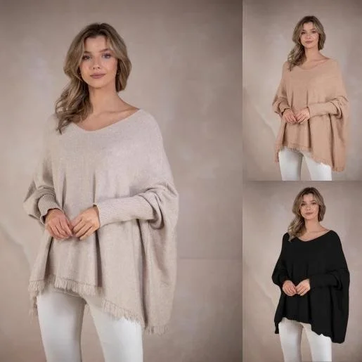 

Свободный вязаный свитер, однотонный пуловер с верхом, длинный свеч, модный цветной топ на осень-зиму