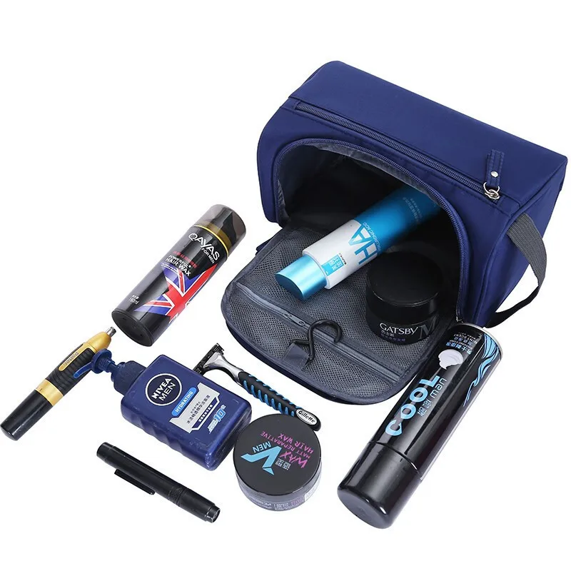 Travel Toiletry Bag Hanging Cosmetic Organizer Waterproof Large Capacity Makeup Wash Bag for Men Women view 4