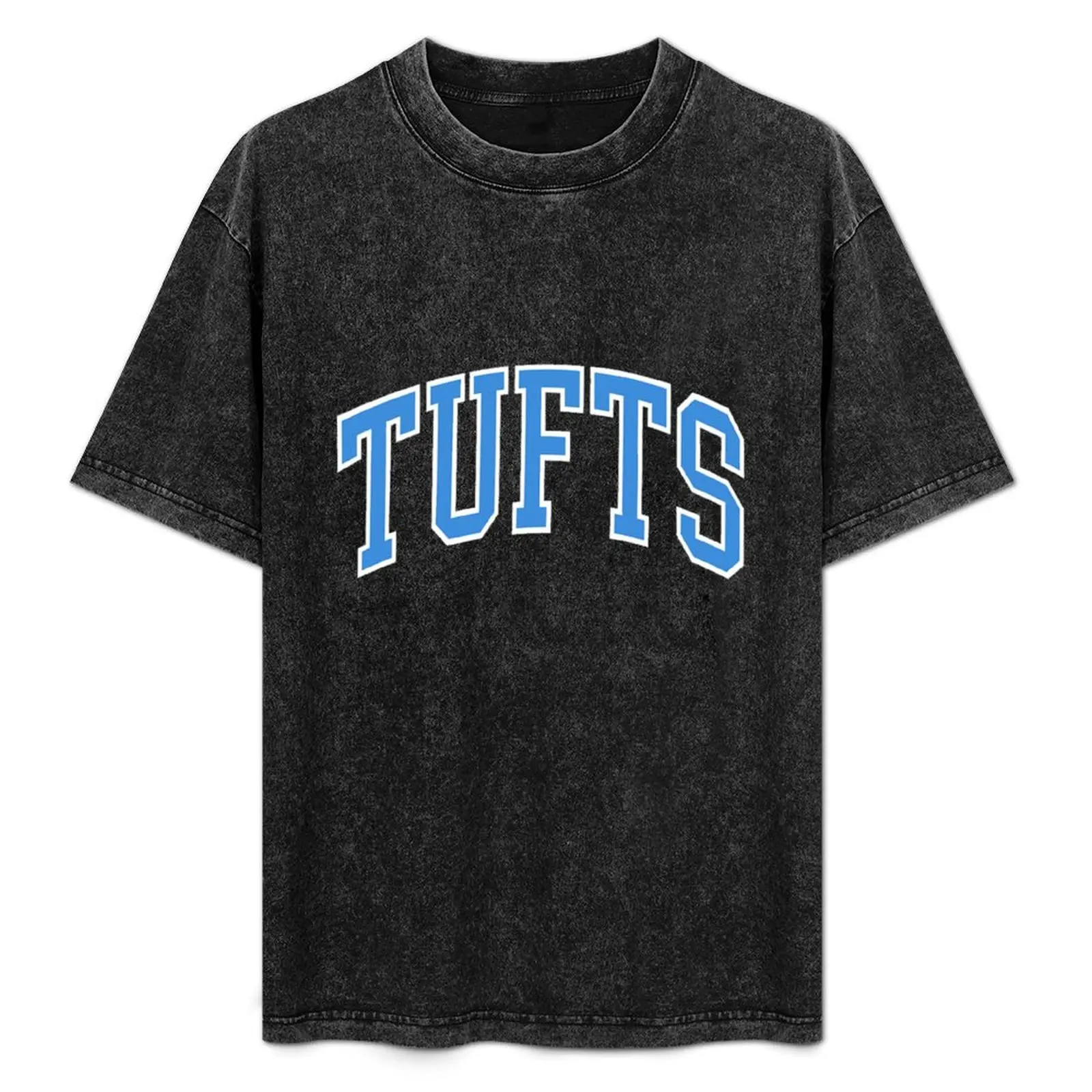 

tufts - college font curved T-Shirt shirts graphic tees essential t shirt korean fashion T-shirt men