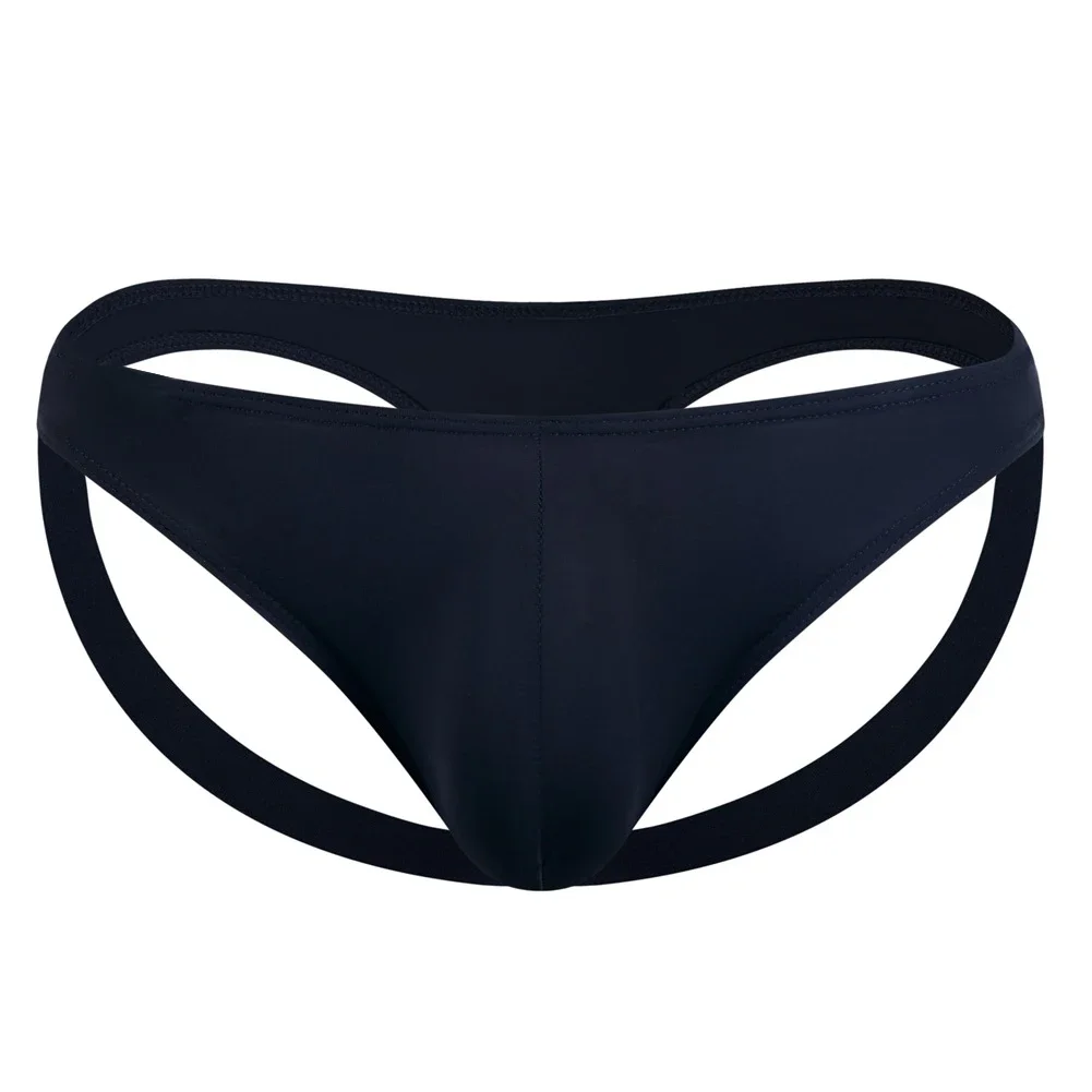 

Men Sexy Jock Strap Briefs Pouch Panties Ice Silk Sheer Underwear Sheer Low Rise Underpants T-Back Ultra-Thin Lingerie Knickers