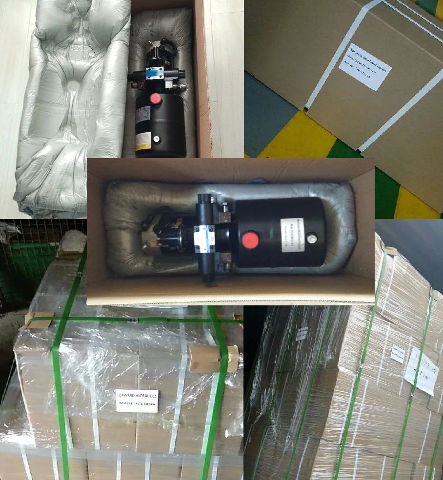 Unidade de energia hidráulica da China Unidade de energia hidráulica de elevador de carro com bomba hidráulica de 12V DC