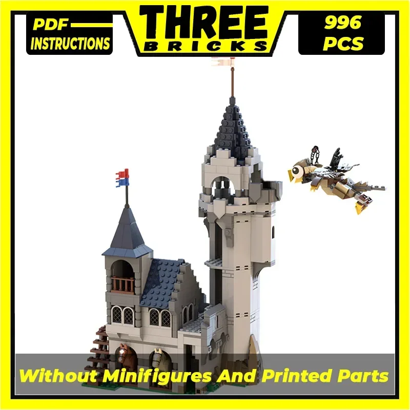 

Moc Building Bricks Fortress Model Falcons Menagerie Castle Technology Modular Blocks Gifts Toys For Children DIY Sets Assembly