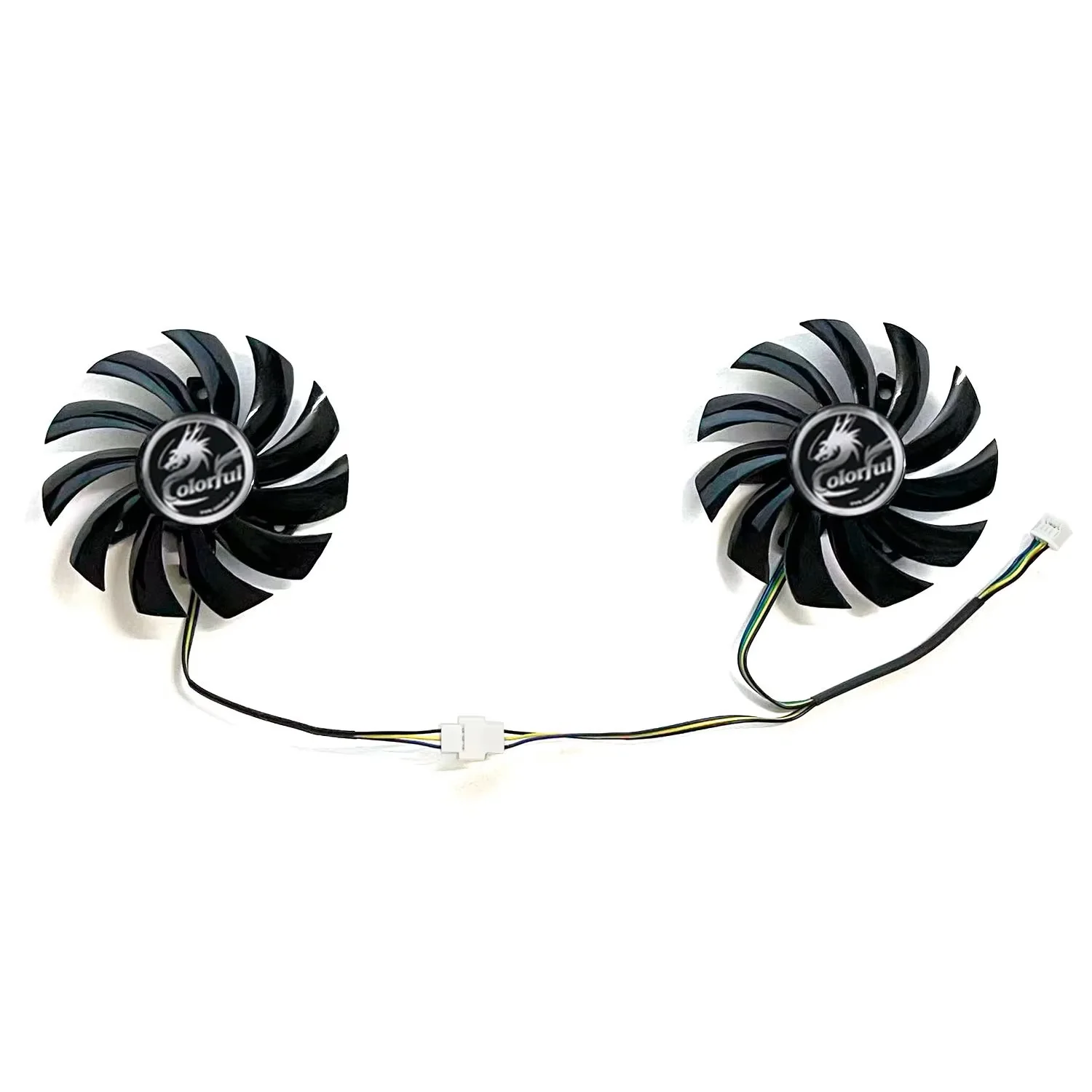 Brand new 75MM 4PIN PLD08010S12H GTX 650TI GPU fan suitable for Colorful GeForce GTX650ti 660 750ti graphics card replacement fa