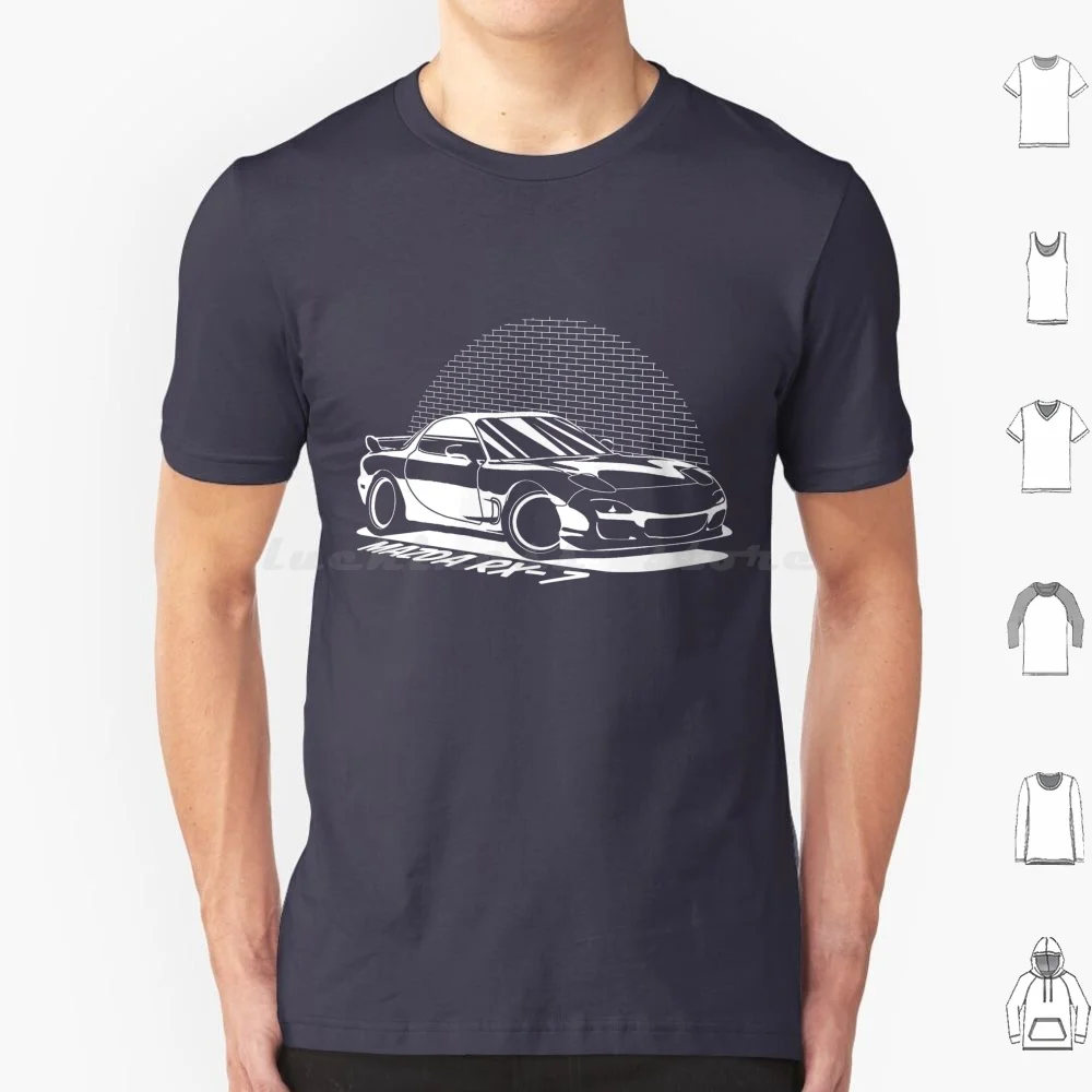 Spotlight Fd Rx7 T Shirt 6Xl Cotton Cool Tee Fd Rx7 Rx 7 Mazda Rotary Rotory Turbo Boost Racing Racecar Drift Drifting 13B 20B