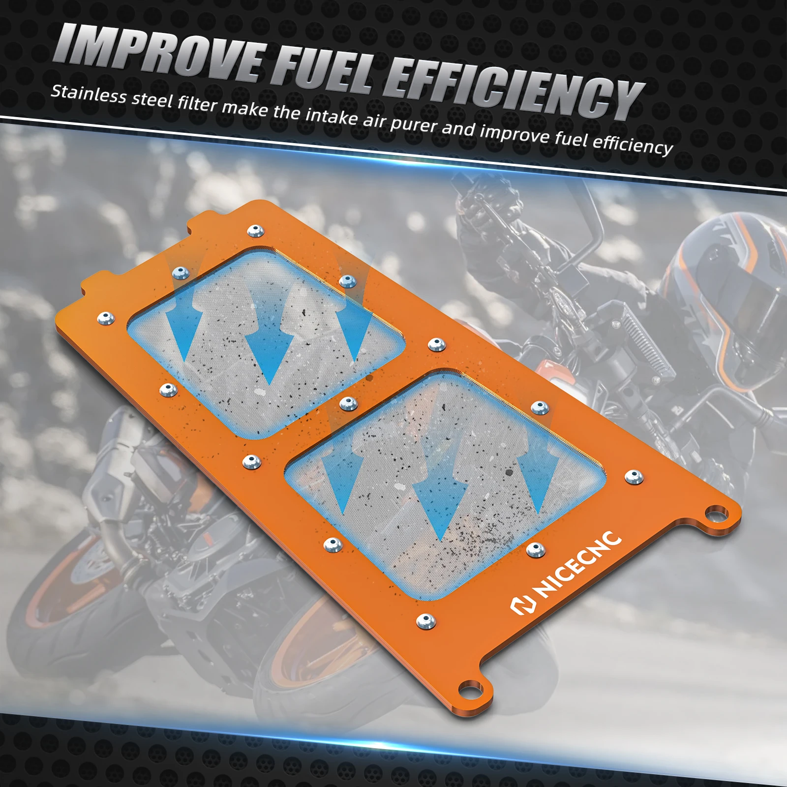 For KTM 690 Enduro R SMC R High Flow Air Filter Air Box Cover Husqvarna 701 Enduro Supermoto 2016-2024 GAS GAS ES SM 700 2024 - Image 5