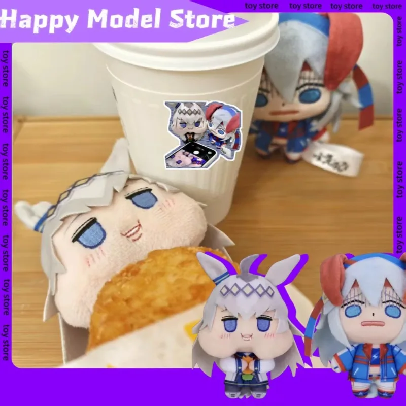 In Stock Oguri Cap Jade Algae Cross Mini Plush Toy Q Version Collection Anime Periphery Doll Ornament Commemorate Birthday Gift