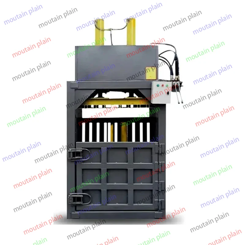 Waste Paper Baling Machine Vertical Hydraulic Carton Paper Cardboard Plastic  Bottle Press Baler