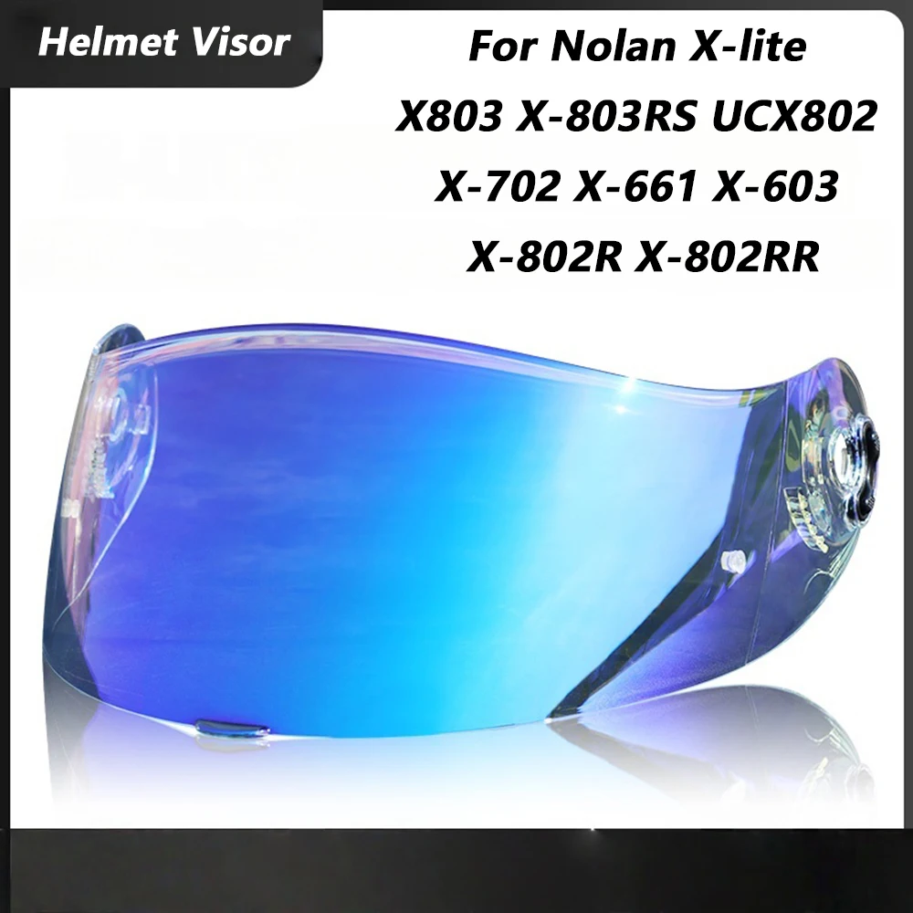 

Motorcycle helmet Visor Anti-UV PC visor Lens Smoke Dark Replacement Visor For Nolan X-lite X803 X-803RS UCX802 X-702 X-661