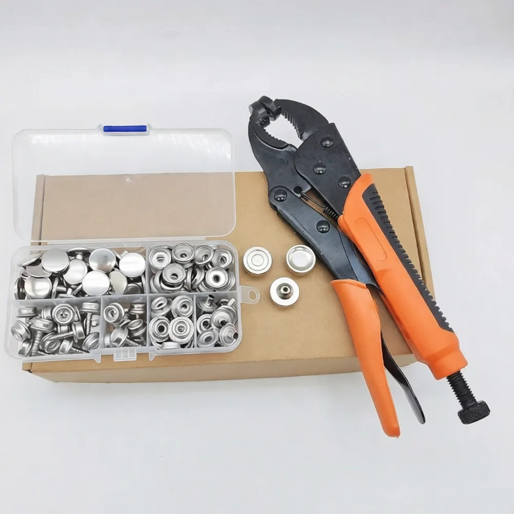 手動式スナップボタン取り付けプライヤーセット。ステンレス製の - Snap Plier Setter のレビューと価格