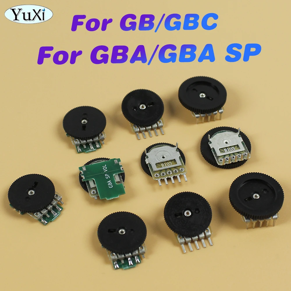 5Pcs For GBA SP GBC GB Volume Switch For Gameboy Advance Color Motherboard Potentiometer Volume Controller Replacement Part