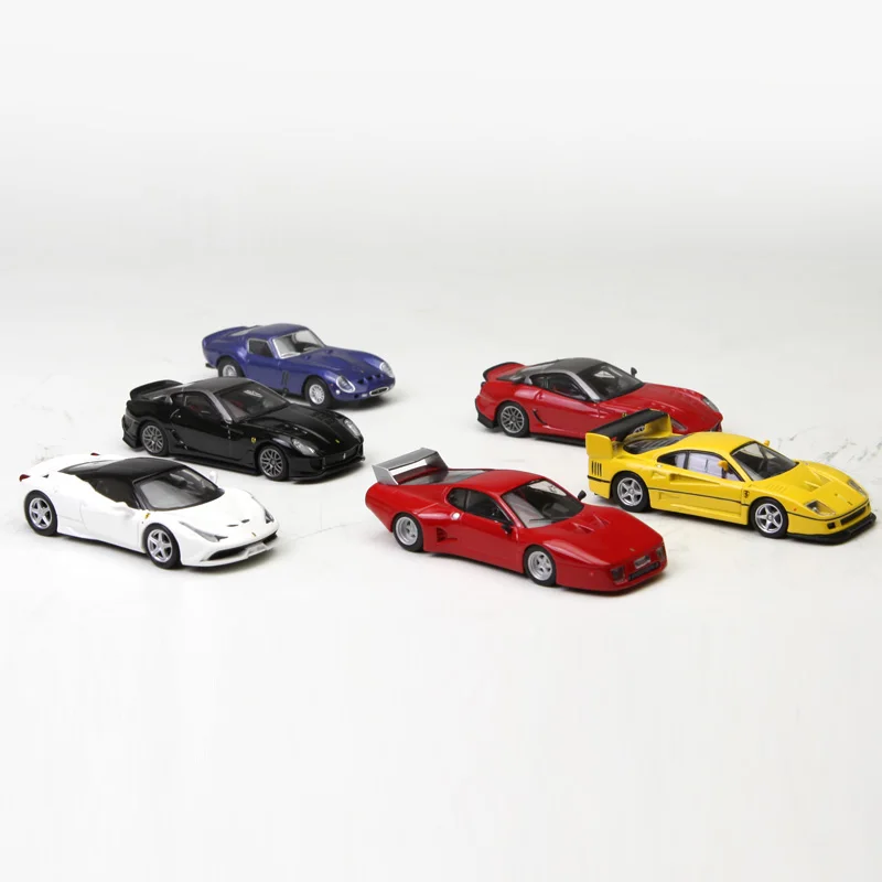 

Модель тележки из литого сплава kyosho 1:64 575 gtc f430 gt 250 gto 365 gtb4 328 gtb California t 512bb lm