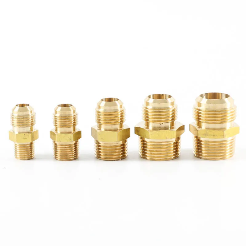 

Brass Coupling Double Joint Hardware Accessories Copper for Lock Nut Air Conditioner Straight Pipe Reducer Connector Fitting