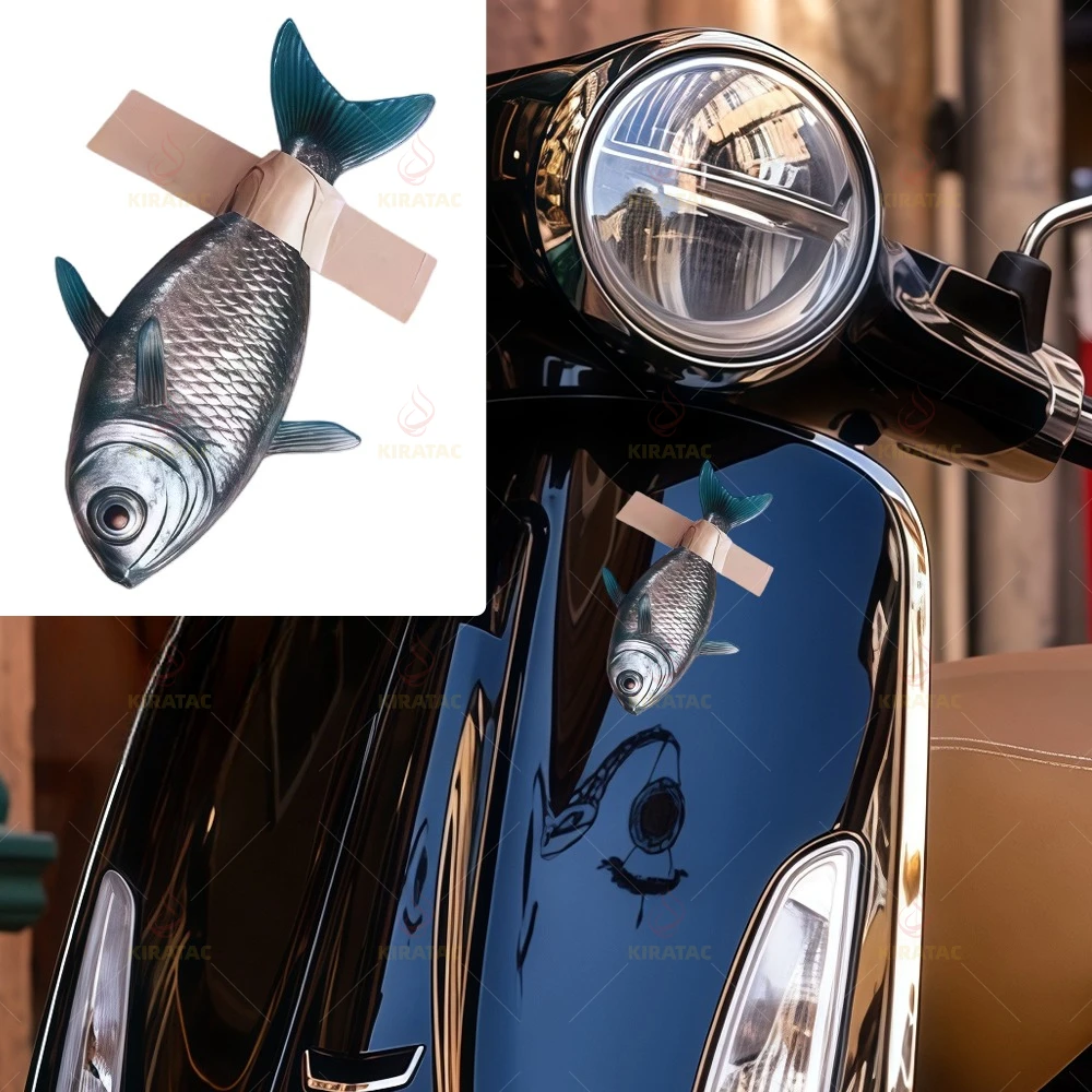 

1 шт., креативные наклейки для мотоцикла с рыбой, водонепроницаемые для мотоцикла, передний обтекатель, окна автомобиля, двери багажника, скутера, универсальные виниловые наклейки