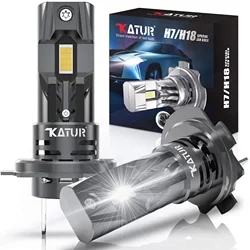 Faro Led H7 para coche, lámpara antiniebla inalámbrica de 100w, superbrillante, con ventilador, Canbus, para BMW E46, E90, F10, E39, E87, E60, 2 unidades