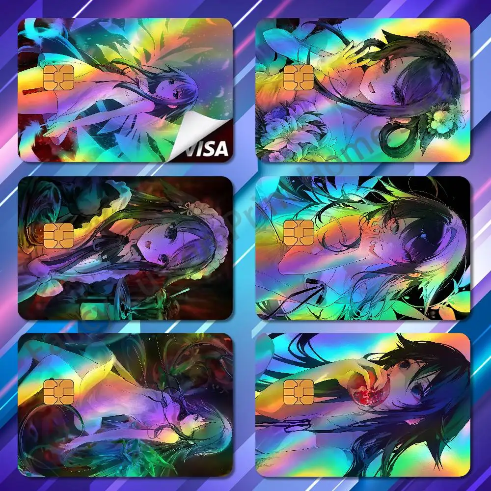 

The S-Song Of S-Saya Anime Color Laser Stickers Film Skin Cover for JCB Bus Metro Debit Bank Card