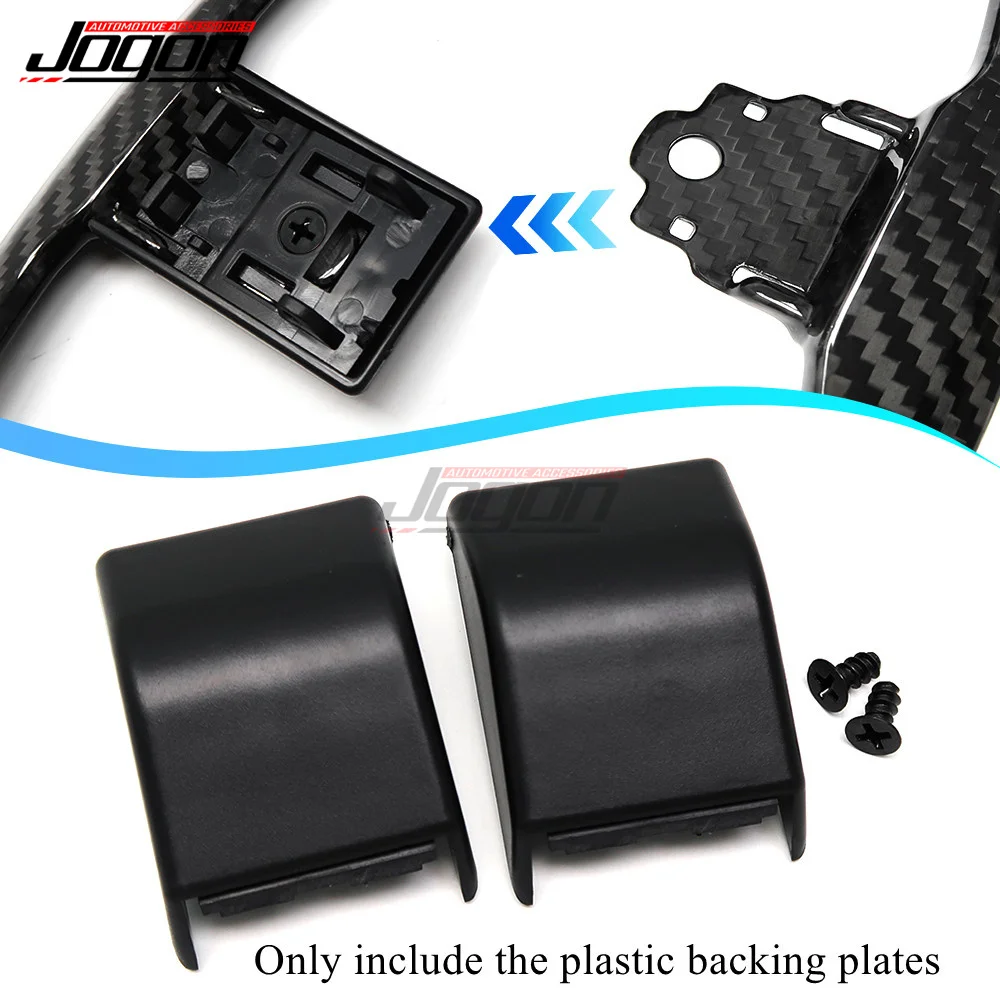 Black Plastic Parts Annex Replace Of Steering Wheel Accessories Paddle Shifter For BMW F30 F31 F34 F48 F39 F25 F87 F80 F82 i3 i8