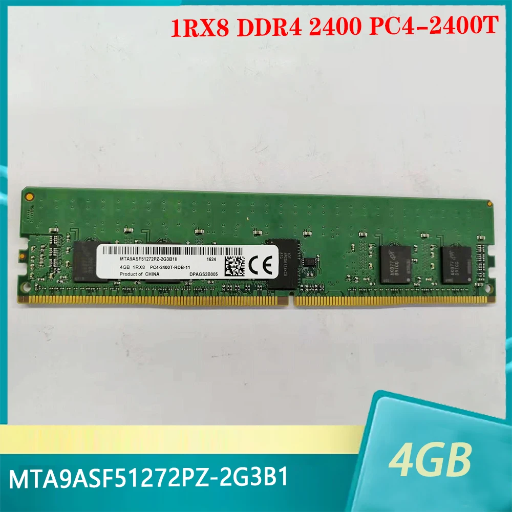 

For MT RAM 4GB 4G 1RX8 DDR4 2400 PC4-2400T MTA9ASF51272PZ-2G3B1 Server Memory