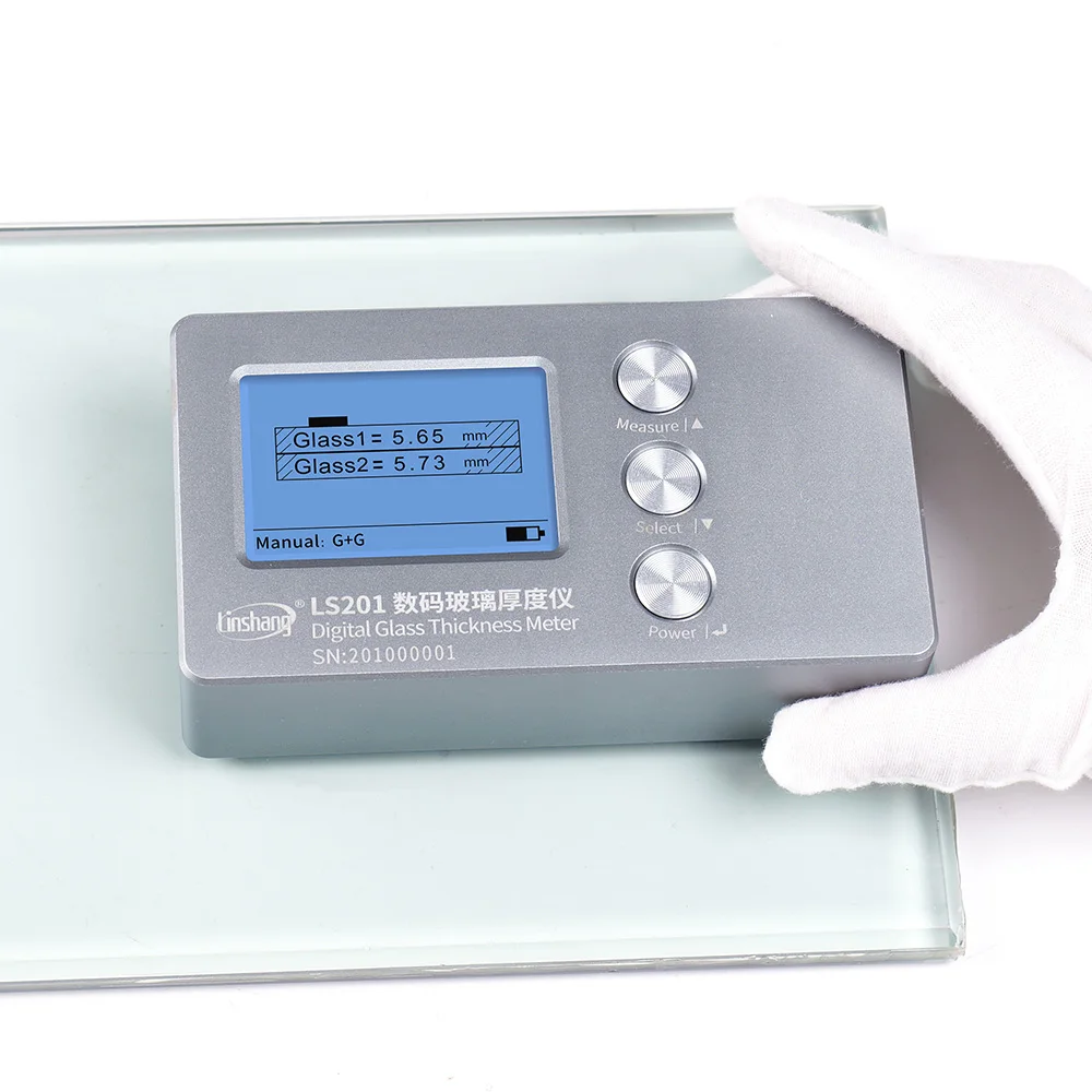 

Premium Digital Glass Thickness Meter LS201 Digital Installed Window Tools Hollow Glass Thickness Gauge