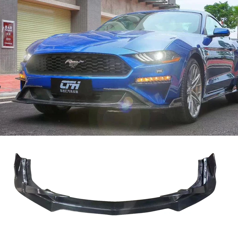 Mustang Carbon Fiber Front Lip Separator For Ford Mustang 2018-2022