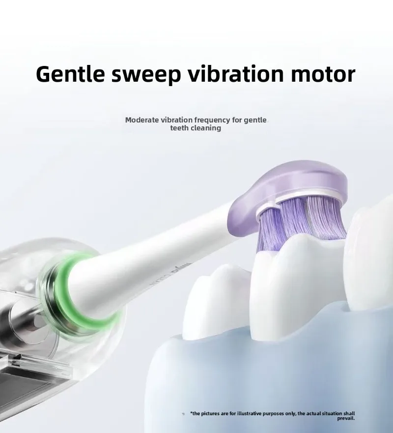 MIJIA Kids Electric Toothbrush Pro for 3-12 Years Old with Color Screen Smart Guidance Soft Bristle Gumprotecting Sonic Cleaning