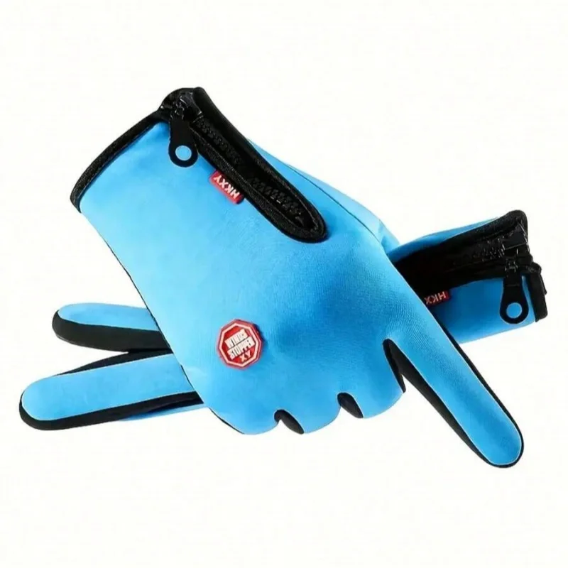 Зимние уличные перчатки, мужские и женские спортивные велосипедные перчатки, ветрозащитные, теплые, флисовые, походные и лыжные перчатки.