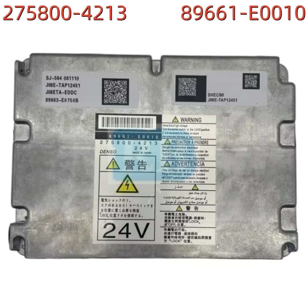 2758004213 89661-E0010 ECU For J05E J08E E13C P11C Dump Truck Excavator Tunnel Boring Machine 12 Months Quality Assurance