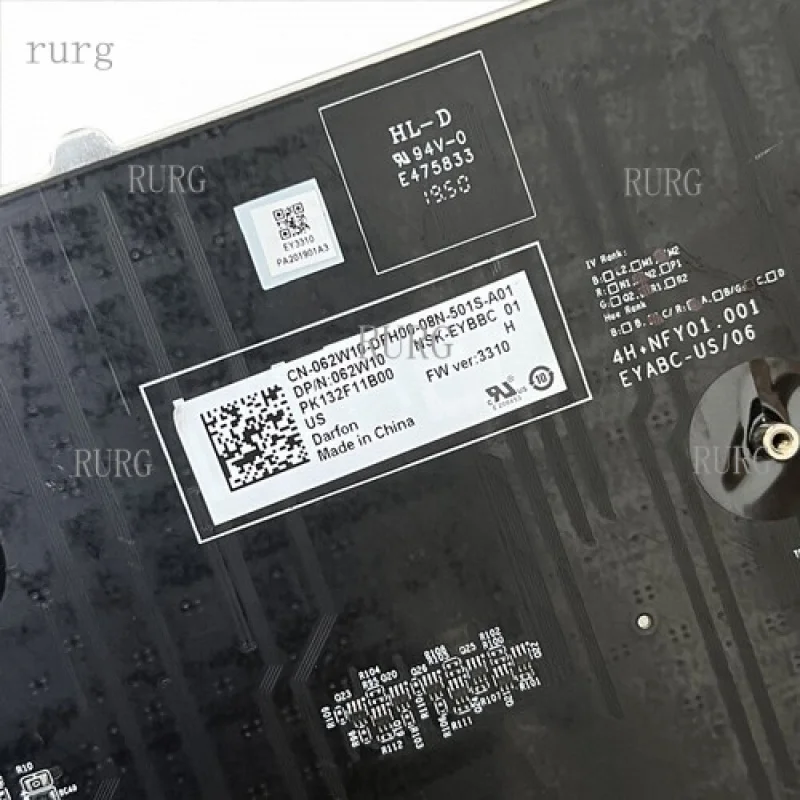 

L Alienware17 R5 Area 51m 062W10 repair part for Dell US Keyboard RGB Backlit SR