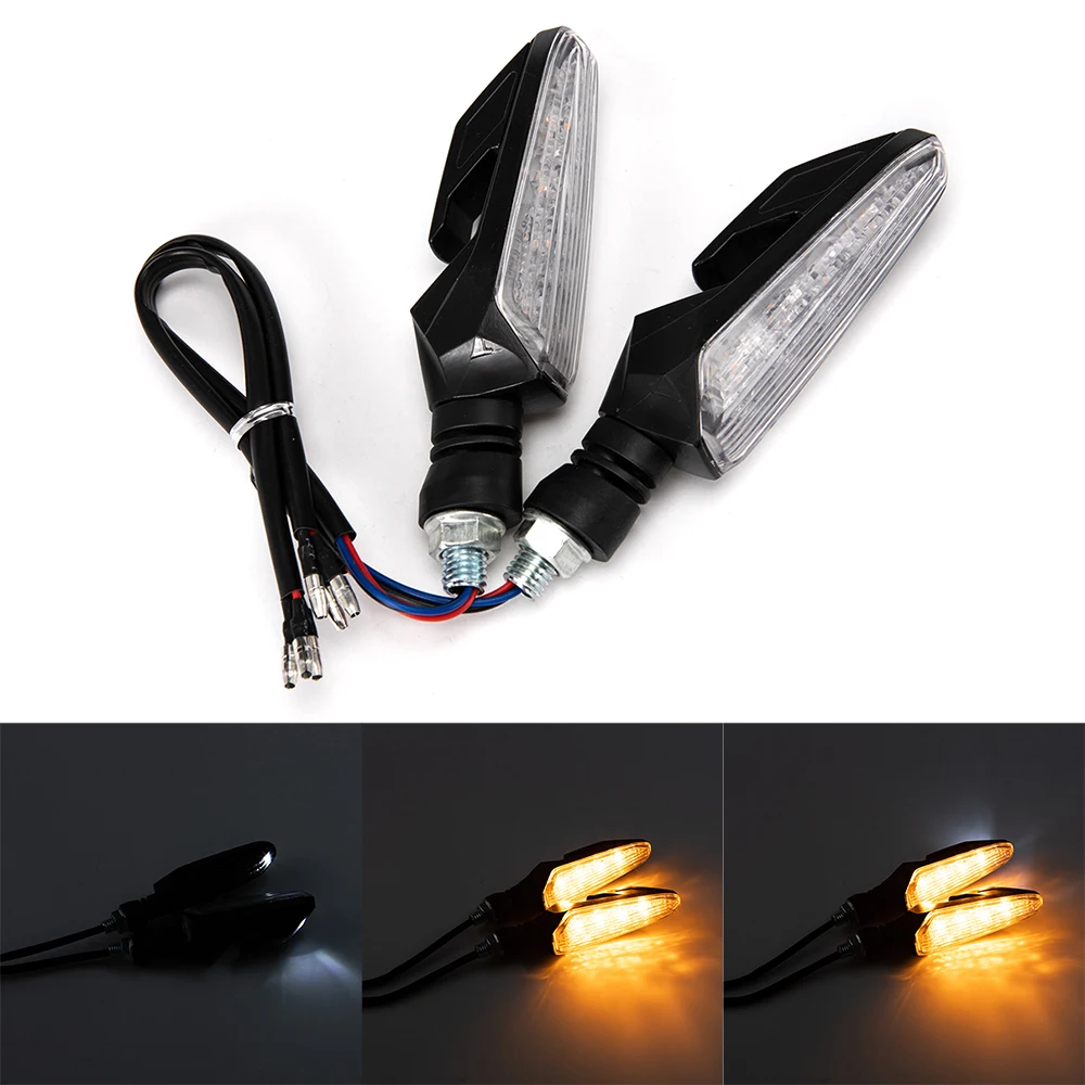 

Motorcycle Turn Signals LED Lights 12V 10mm Blinker Light Universal Moto Indicator Lamp 10mm
