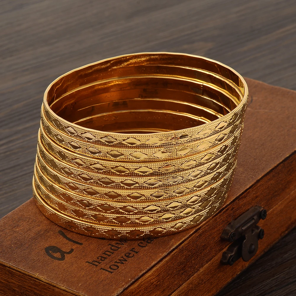 4MM Width 65MM Inner Wholesale Fashion Jewelry Gold Color Bracelet Love Brand Lover Bracelet for Women Gift