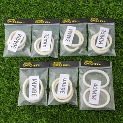 2pcs Bicycle Front Fork Sponge Ring Oil Foam Absorber Bike Forks Accessory 30/32/34/35/36/38/40mm Cycling Front Fork Sponge Ring