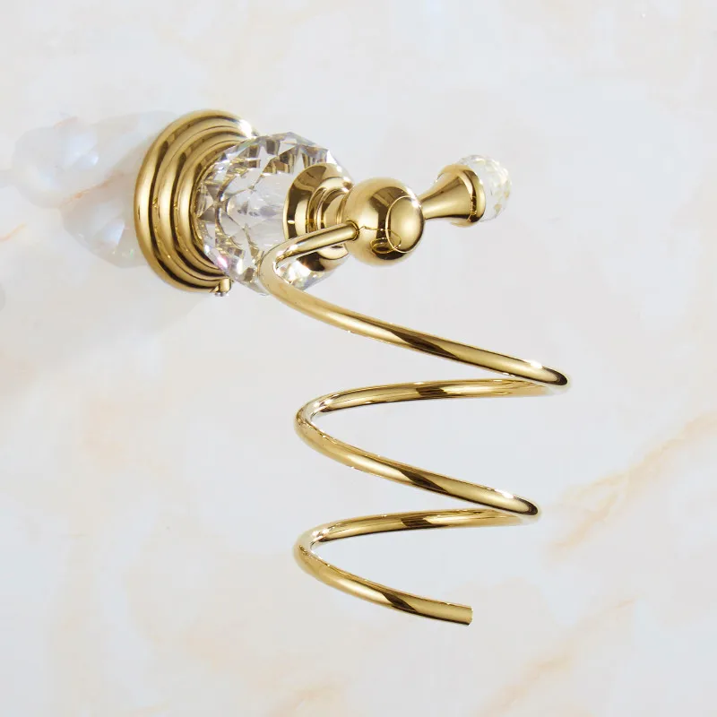 Tuqiu brass and crystal Bathroom Accessories Bathroom Shelf,Robe hook,Paper Holder,Toilet Brush Holder,towel rack,towel ring