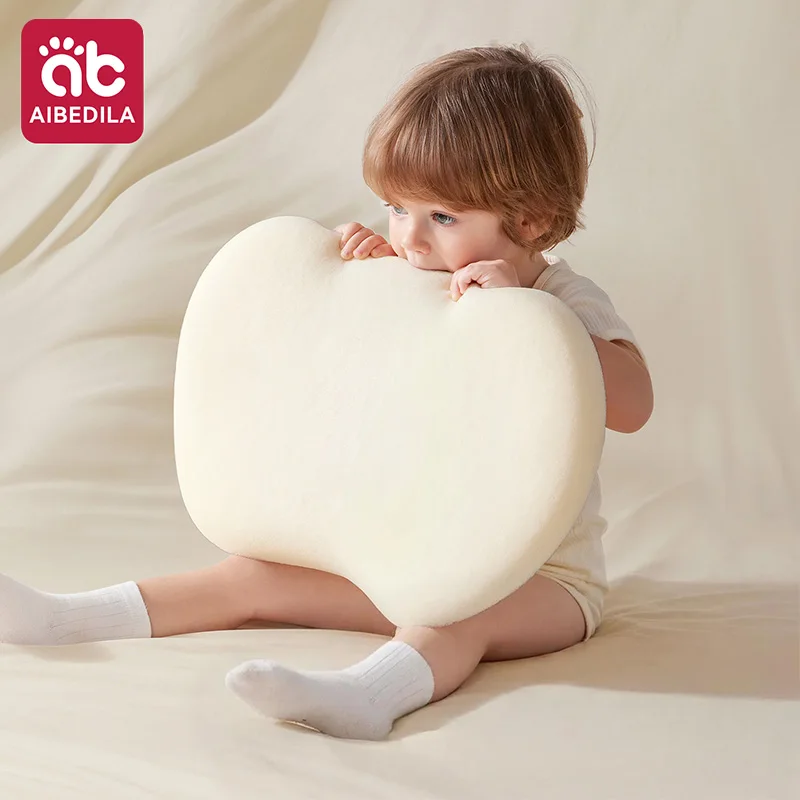 AIBEDILA مريح الطفل سحابة وسادة تنفس انتعاش بطيء الاقسام العمود الفقري دعم وسادة سرير طفل صغير للأطفال 1-3Y
