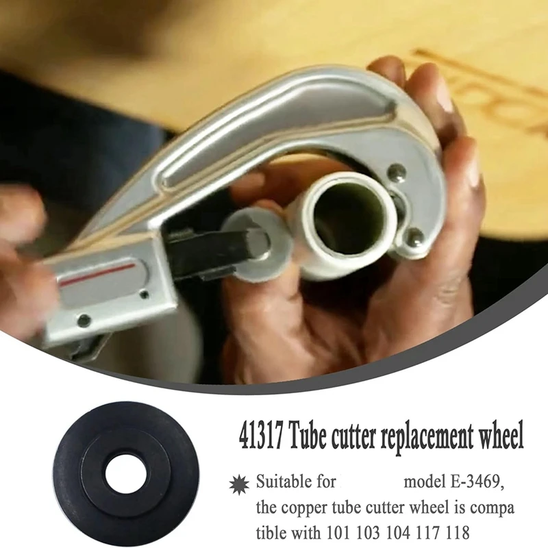 41317 E-3469 Tubing Pipe Cutter Replacement Wheel Fit For Tubing Cutter Models 101 103 104 117 118, 6PCS