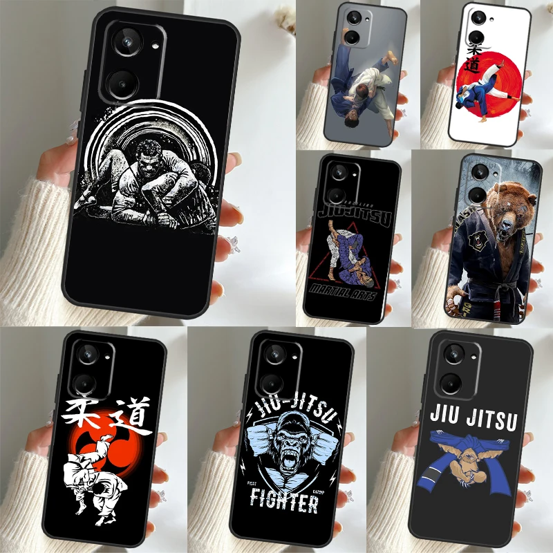 Judo jiu jitsu BJJ Brazilian Case For Realme 10 Pro Plus 8 9 8i 9i GT Neo 5 2T 3T C11 C15 C30 C31 C35 C25s C21Y Cover