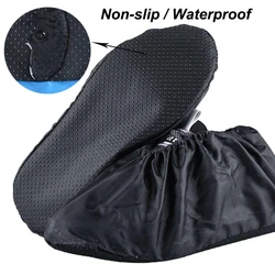 1Pair Waterproof Non-slip Shoes Covers Washable Indoor Shoes Case Keep Floor Carpet Cleaning Reusable Elasticity Shoe Protectors