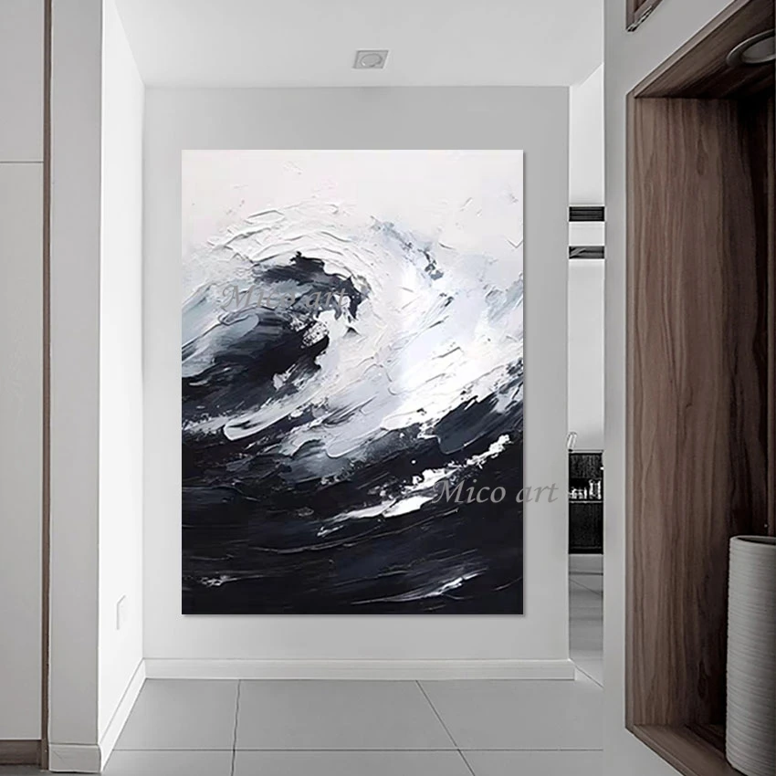 

Abstract Canvas Painting Large Wall Art Wholesale Of 3d Picture Frameless Acrylic Handmade Artwork Decorative Items For Home