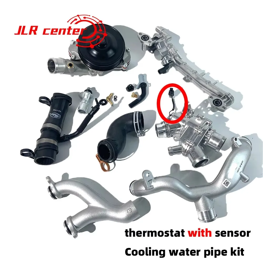 

5.0 V8 Cooling system upgrade kit for Jaguar Land Rover turbocharged engine LR097165 LR117568 LR048474 LR045239 LR109402