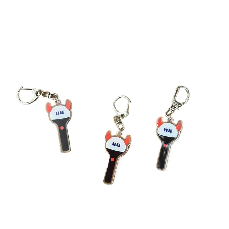 5CM New Kpop Funny Acrylic Keychain Accessaries Cartoon  Bag Pendant Phone Charm Keyring Friends Fans Gifts Top Quality