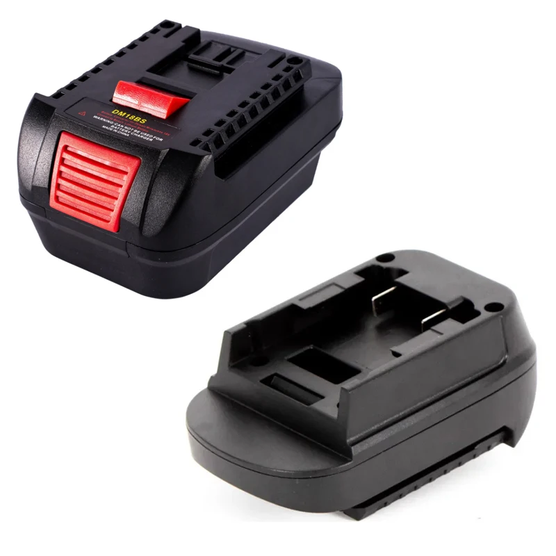 Battery Adapter DM18BS For DeWalt 20V Lithium Battery Converter To For BOSCH 18V Power Tools Battery Adapter Converter