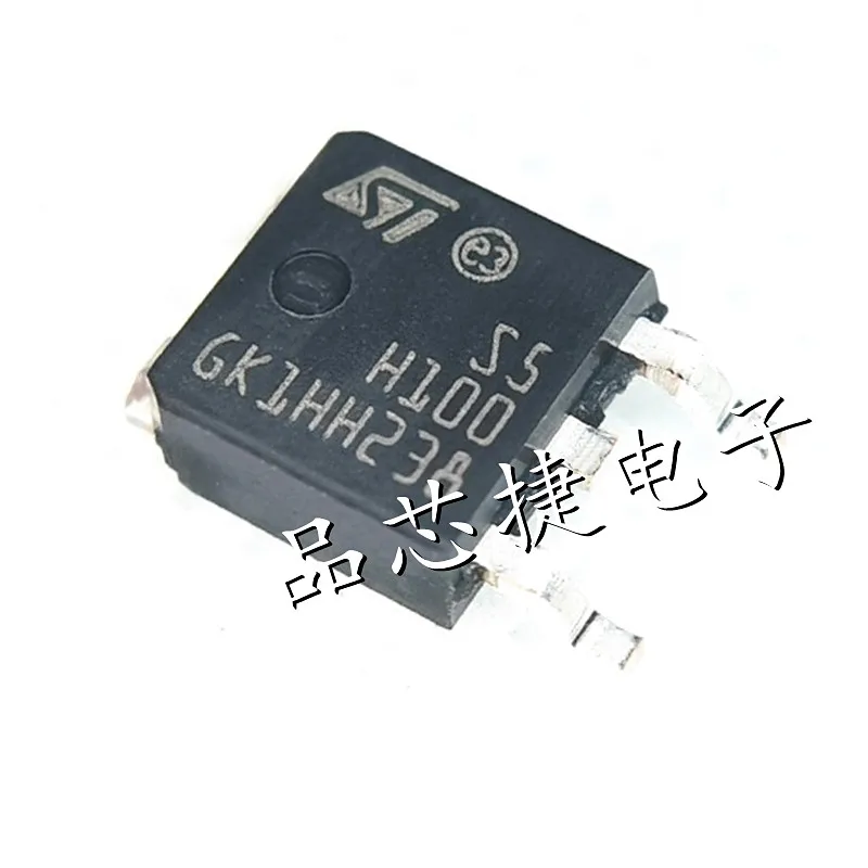 10pcs/Lot STPS5H100B-TR STPS5H100B Marking S5H100 TO-252 （ DPAK ）5A 100V HIGH VOLTAGE POWER SCHOTTKY RECTIFIER