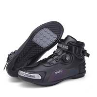 Waterproof Motorcycle Boots Men Women Outdoor Motorcycle Protective Boots Cross-country Motorbike Riding Shoes Cycling Sneakers