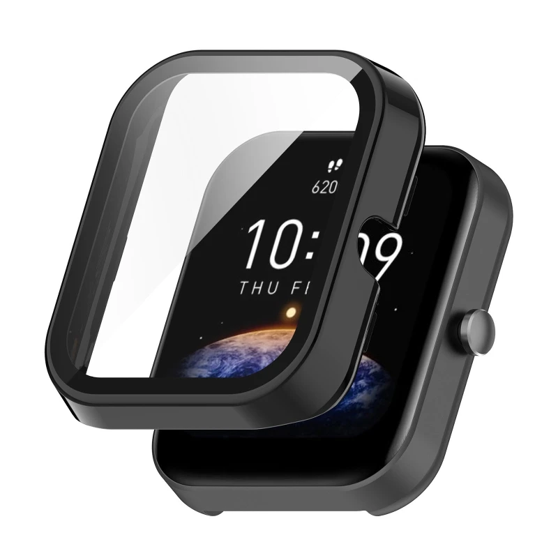 Screen Protector Case Cover For Amazfit Bip 3 Bip3 Pro Smart Watch Protective Cover Bumper Shell Protection Frame