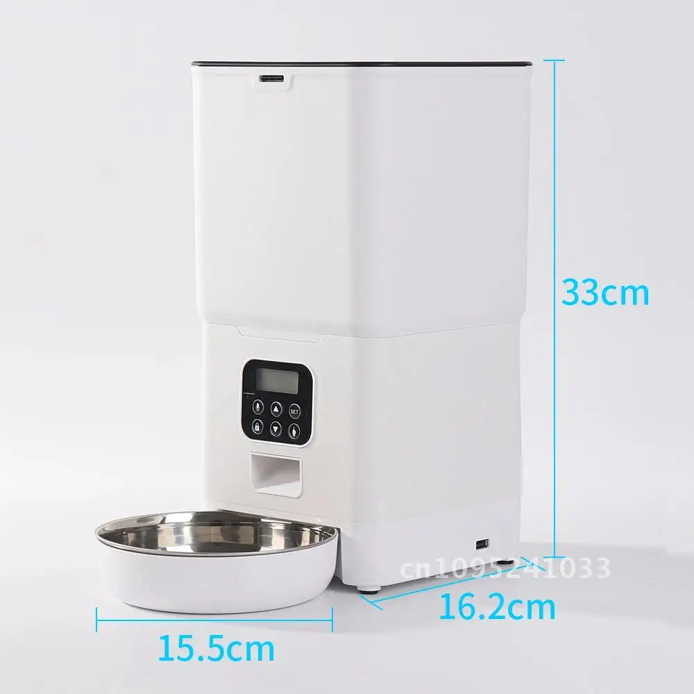 

6L 3.5L Pet Feeder Dispenser For Cat Dog Travel Supply Of Dispenser Fixed Automatic Food Feeder Smart Food Time Amount Slow