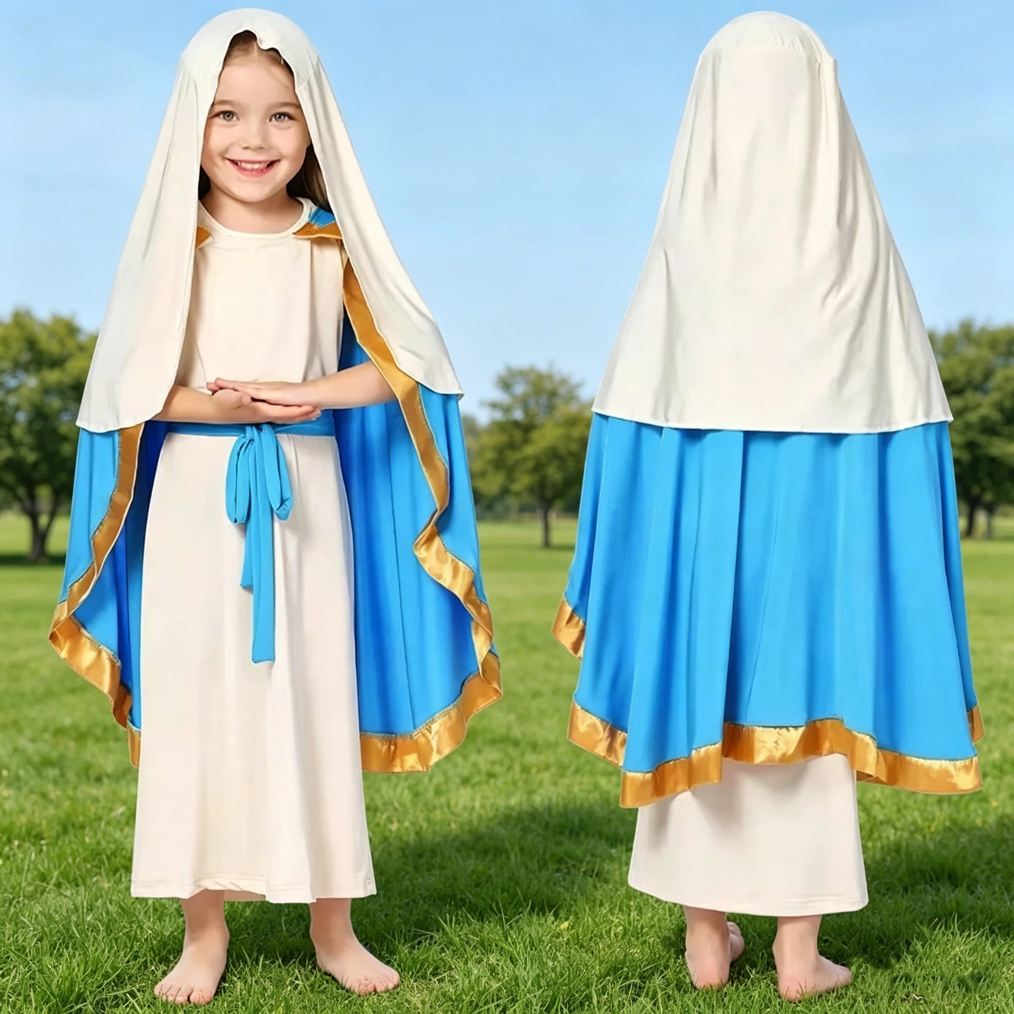 Enfant Cosplay Saint Carnival Robes Costume Little Enfants Christmas Party Dress Outfits Halloween Outfit For Niño