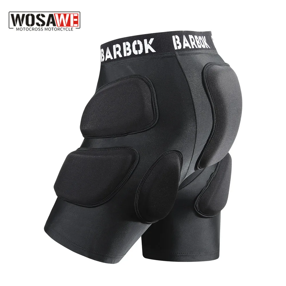 BARBOK Ski Butt Pants Hip Protection Butt Guard for Skateboarding Skiing Riding Cycling Snowboarding Overland Racing Armor Pads