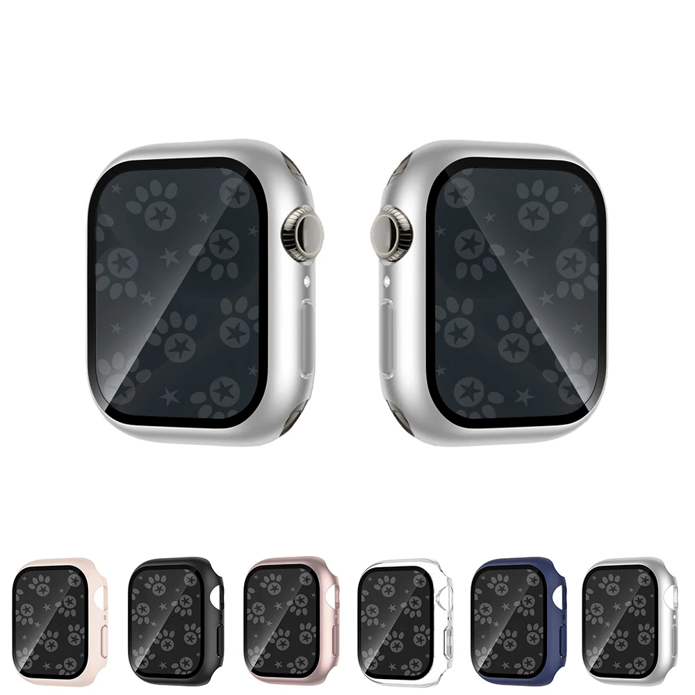 Anti Peep Case for Apple Watch Cover 46 42 45 44 41 40MM Hard PC Bumper Privacy Screen Protector for iWatch 11 10 9 8 7 6 5 4 SE