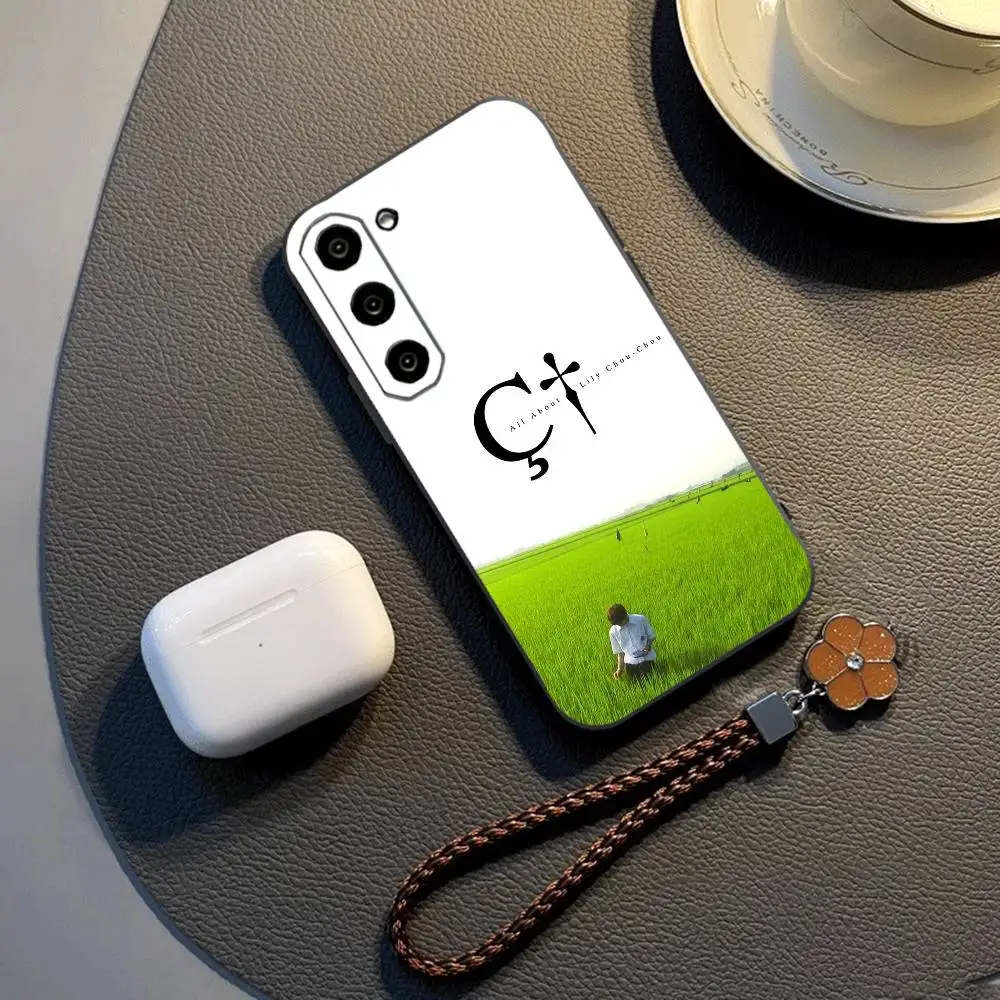 All About Lily Chou-Chou Cool Phone Case For Samsung Galaxy A73,A72,A71,A70,A53,A52,A51,Others Soft Black Cover