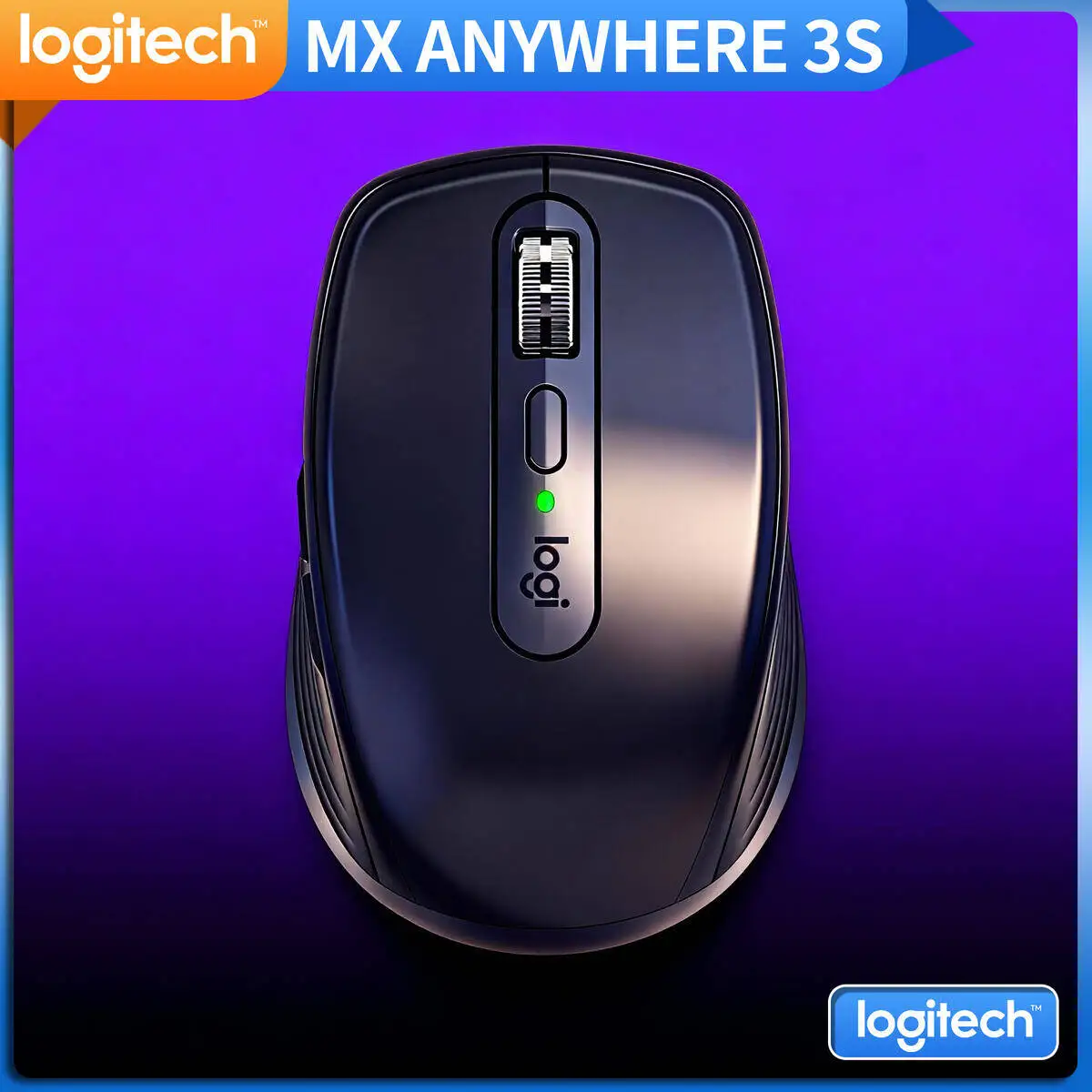 

Logitech MX Anywhere 3S Wireless Office Gaming Mouse Dual Mode Connection Long Battery Life for Business Travel Home
