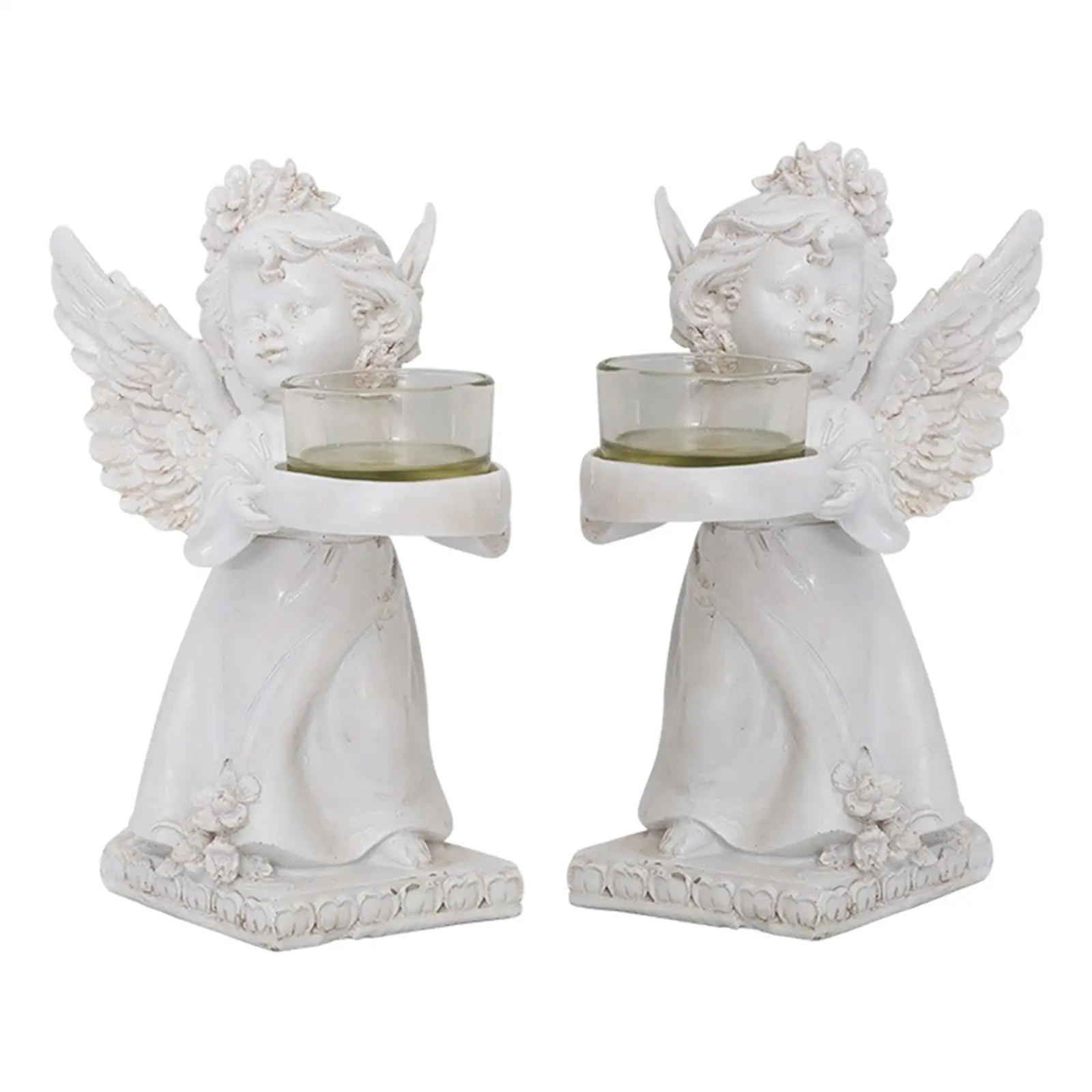 Angel Candle Holder Figurine for Bereavement