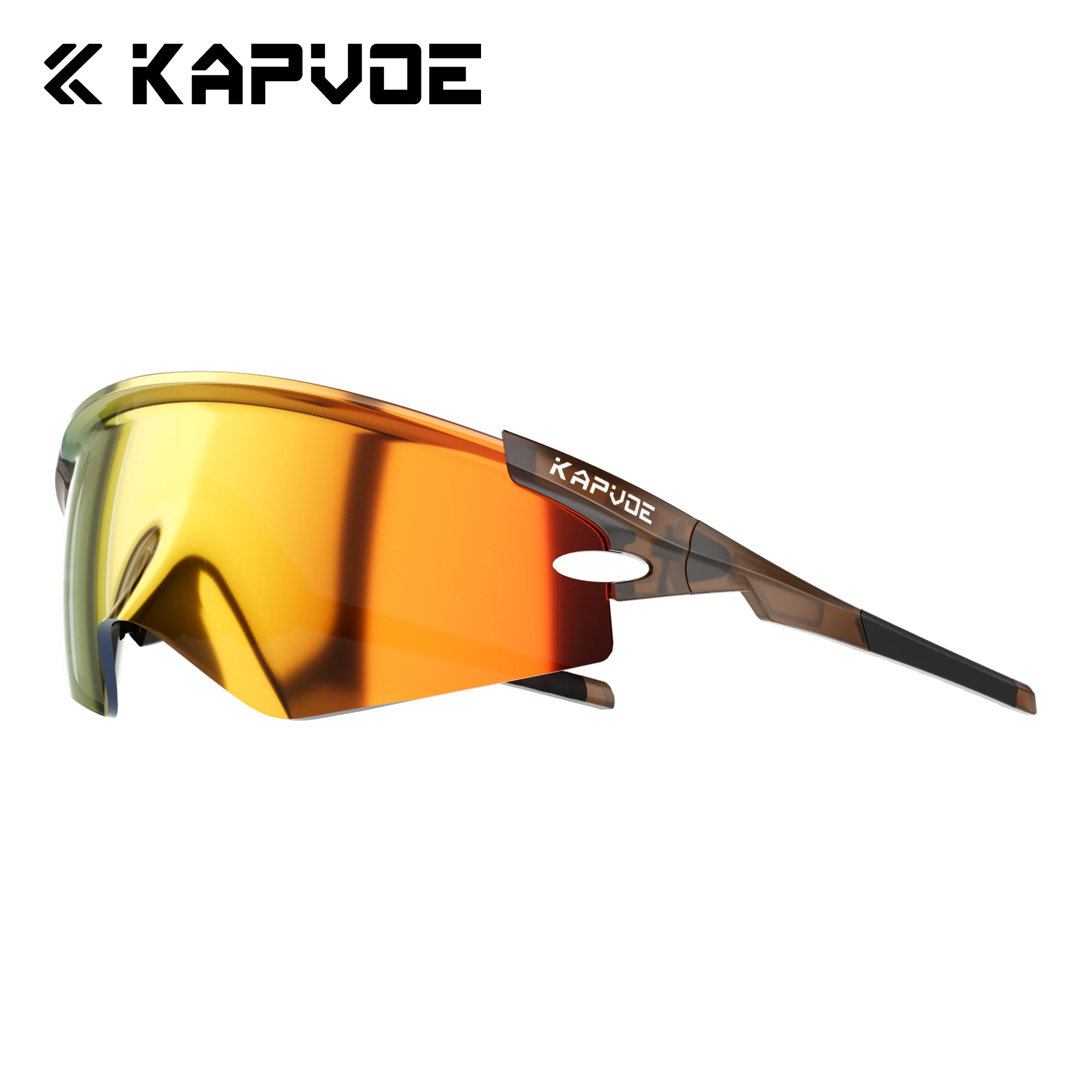 

KAPVOE Lightweight Trail Running Glasses UV400 Outdoor Sports Photochromic Sunglasses Bicycle MTB Bike Cycling Camping Equipment